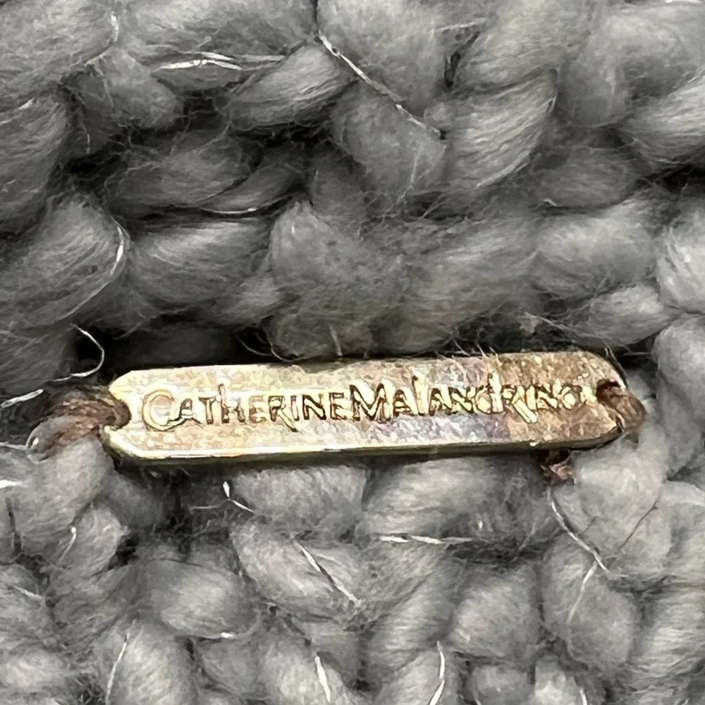Catherine Malandrino Knit Beret Gray Hat‎